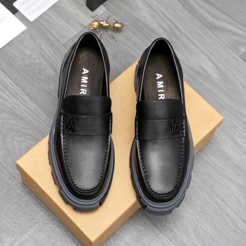 Replica Amiri Leather Shoes For Men #1225642 $112.00 USD for Wholesale