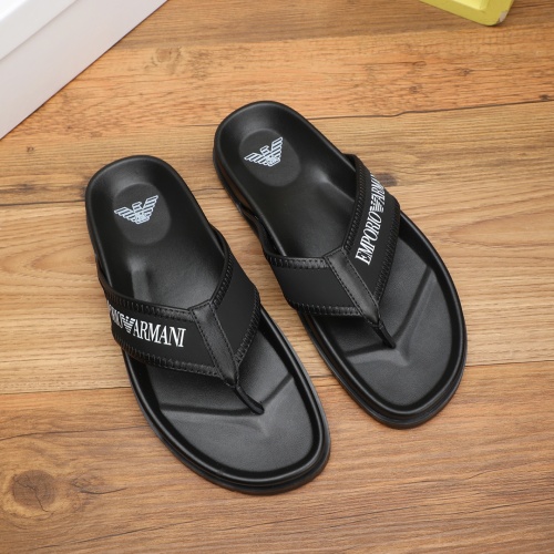 Wholesale Armani Slippers For Men #1225652 $56.00 USD, Wholesale Quality Replica Armani Slippers