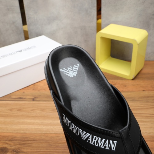 Replica Armani Slippers For Men #1225652 $56.00 USD for Wholesale