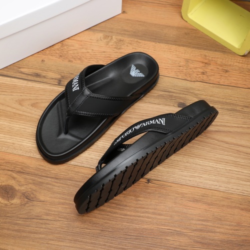 Replica Armani Slippers For Men #1225652 $56.00 USD for Wholesale