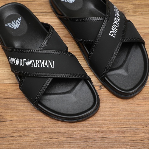 Replica Armani Slippers For Men #1225653 $56.00 USD for Wholesale