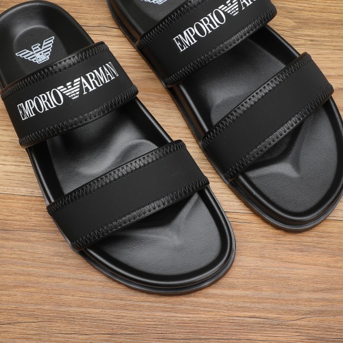 Replica Armani Slippers For Men #1225654 $56.00 USD for Wholesale