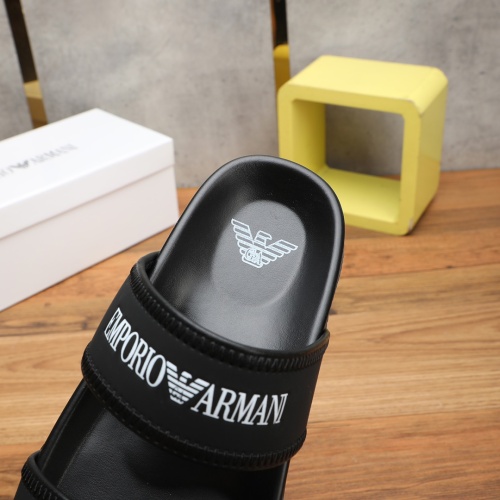 Replica Armani Slippers For Men #1225654 $56.00 USD for Wholesale