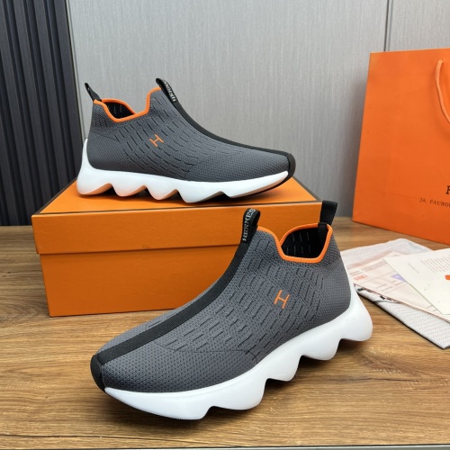 Wholesale Hermes Casual Shoes For Men #1225678 $96.00 USD, Wholesale Quality Replica Hermes Casual Shoes