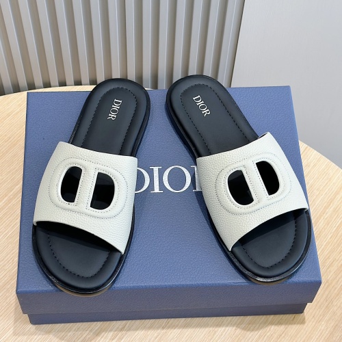 Wholesale Christian Dior Slippers For Men #1225683 $60.00 USD, Wholesale Quality Replica Christian Dior Slippers