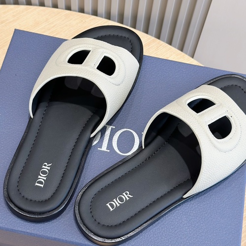 Replica Christian Dior Slippers For Men #1225683 $60.00 USD for Wholesale