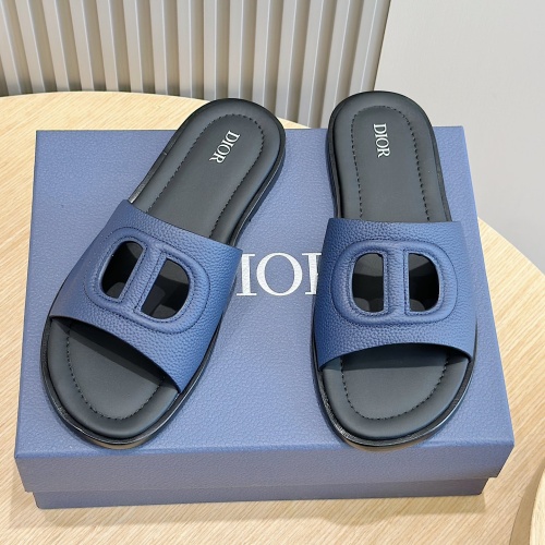 Wholesale Christian Dior Slippers For Men #1225685 $60.00 USD, Wholesale Quality Replica Christian Dior Slippers