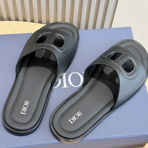 Replica Christian Dior Slippers For Men #1225687 $60.00 USD for Wholesale