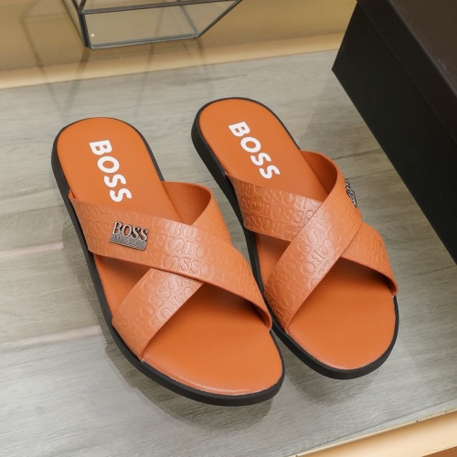 Wholesale Boss Slippers For Men #1225691 $64.00 USD, Wholesale Quality Replica Boss Slippers