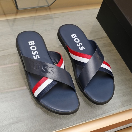 Wholesale Boss Slippers For Men #1225694 $64.00 USD, Wholesale Quality Replica Boss Slippers