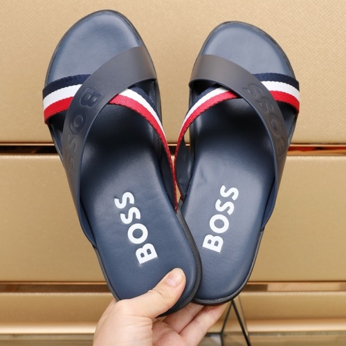 Replica Boss Slippers For Men #1225694 $64.00 USD for Wholesale