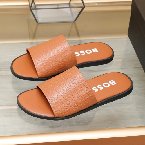 Wholesale Boss Slippers For Men #1225696 $64.00 USD, Wholesale Quality Replica Boss Slippers