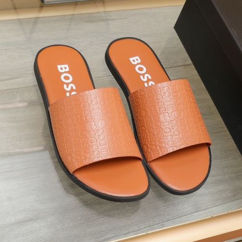 Replica Boss Slippers For Men #1225696 $64.00 USD for Wholesale