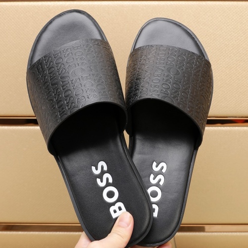 Replica Boss Slippers For Men #1225698 $64.00 USD for Wholesale