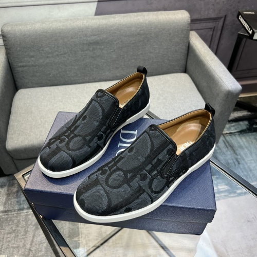 Wholesale Christian Dior Casual Shoes For Men #1225805 $72.00 USD, Wholesale Quality Replica Christian Dior Casual Shoes