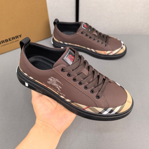 Replica Burberry Casual Shoes For Men #1225966 $76.00 USD for Wholesale