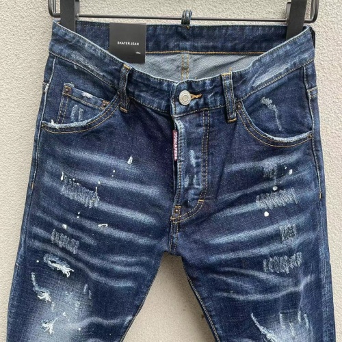 Replica Dsquared Jeans For Men #1225984 $68.00 USD for Wholesale