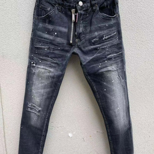 Wholesale Dsquared Jeans For Men #1225985 $68.00 USD, Wholesale Quality Replica Dsquared Jeans