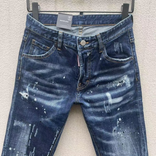 Replica Dsquared Jeans For Men #1225989 $68.00 USD for Wholesale