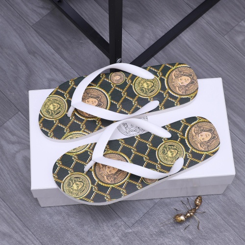 Wholesale Versace Slippers For Men #1226060 $42.00 USD, Wholesale Quality Replica Versace Slippers