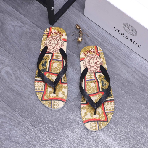 Replica Versace Slippers For Men #1226061 $42.00 USD for Wholesale