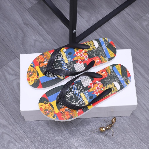 Wholesale Versace Slippers For Men #1226062 $42.00 USD, Wholesale Quality Replica Versace Slippers