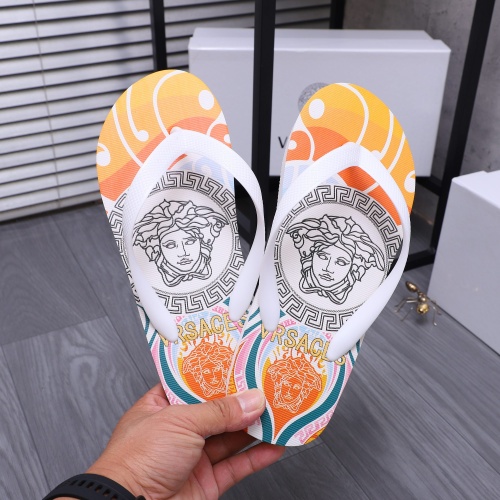 Replica Versace Slippers For Men #1226063 $42.00 USD for Wholesale