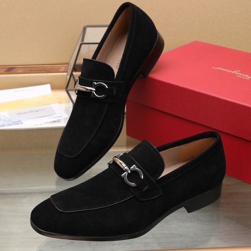 Wholesale Salvatore Ferragamo Leather Shoes For Men #1226122 $122.00 USD, Wholesale Quality Replica Salvatore Ferragamo Leather Shoes