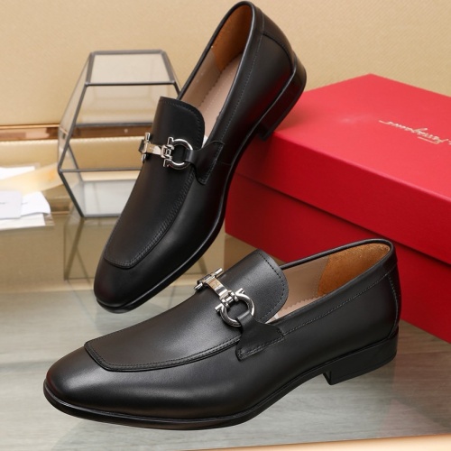 Wholesale Salvatore Ferragamo Leather Shoes For Men #1226125 $122.00 USD, Wholesale Quality Replica Salvatore Ferragamo Leather Shoes