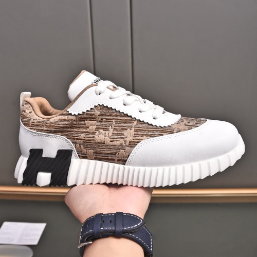 Replica Hermes Casual Shoes For Men #1226154 $80.00 USD for Wholesale