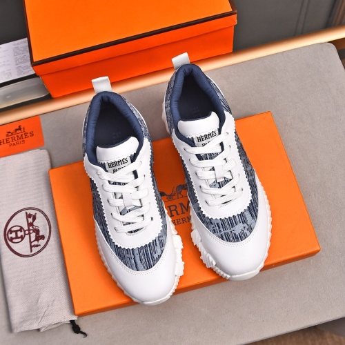 Replica Hermes Casual Shoes For Men #1226155 $80.00 USD for Wholesale