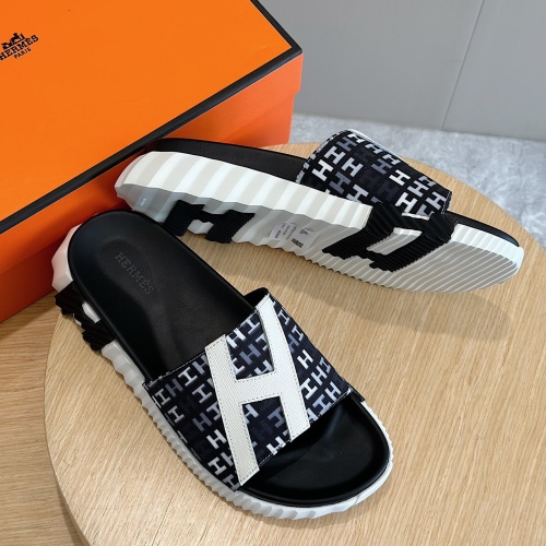 Replica Hermes Slippers For Men #1226172 $115.00 USD for Wholesale