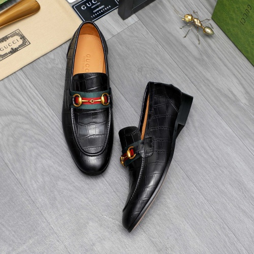 Replica Gucci Oxfords Shoes For Men #1226196 $98.00 USD for Wholesale