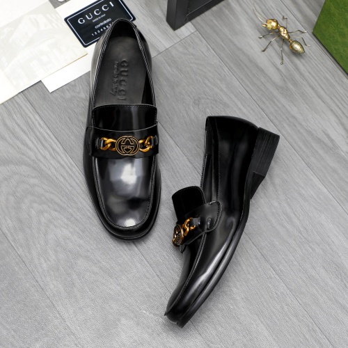 Replica Gucci Oxfords Shoes For Men #1226201 $88.00 USD for Wholesale