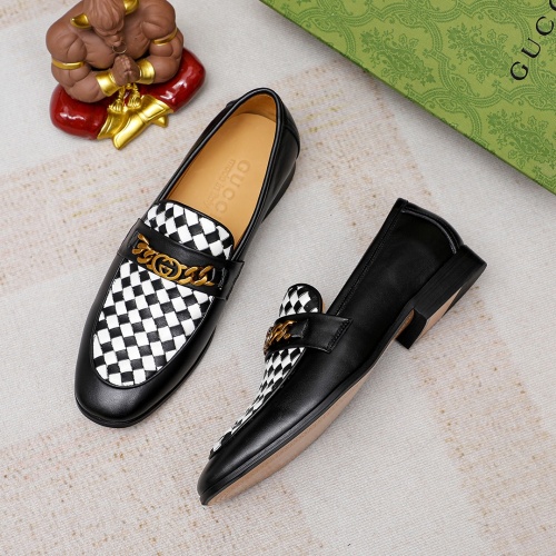 Replica Gucci Oxfords Shoes For Men #1226202 $80.00 USD for Wholesale