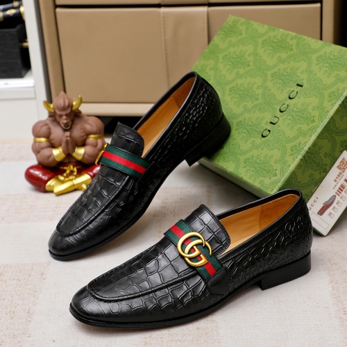 Wholesale Gucci Oxfords Shoes For Men #1226203 $80.00 USD, Wholesale Quality Replica Gucci Oxfords Shoes