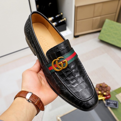 Replica Gucci Oxfords Shoes For Men #1226203 $80.00 USD for Wholesale