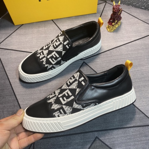 Wholesale Fendi Casual Shoes For Men #1226217 $72.00 USD, Wholesale Quality Replica Fendi Casual Shoes