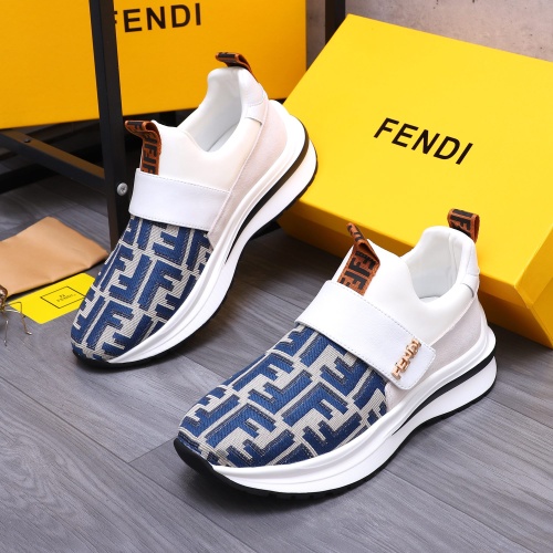 Wholesale Fendi Casual Shoes For Men #1226220 $80.00 USD, Wholesale Quality Replica Fendi Casual Shoes