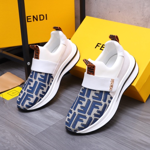 Replica Fendi Casual Shoes For Men #1226220 $80.00 USD for Wholesale