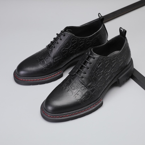 Wholesale Christian Dior Leather Shoes For Men #1226268 $82.00 USD, Wholesale Quality Replica Christian Dior Leather Shoes