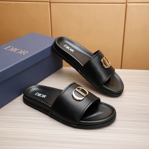 Replica Christian Dior Slippers For Men #1226277 $52.00 USD for Wholesale