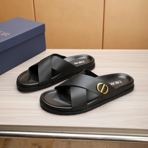 Wholesale Christian Dior Slippers For Men #1226279 $52.00 USD, Wholesale Quality Replica Christian Dior Slippers