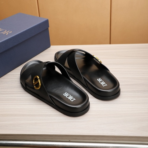 Replica Christian Dior Slippers For Men #1226279 $52.00 USD for Wholesale