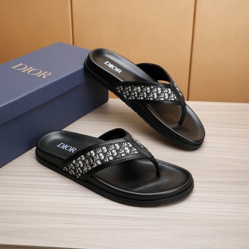 Replica Christian Dior Slippers For Men #1226283 $52.00 USD for Wholesale