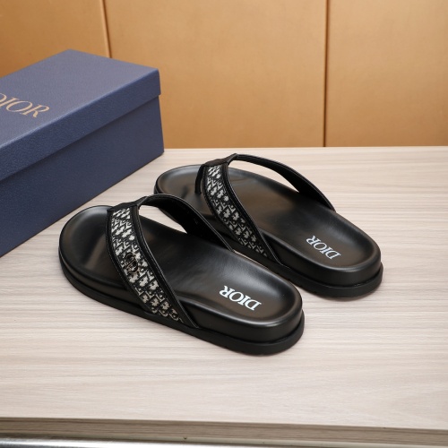 Replica Christian Dior Slippers For Men #1226283 $52.00 USD for Wholesale