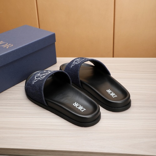 Replica Christian Dior Slippers For Men #1226287 $52.00 USD for Wholesale