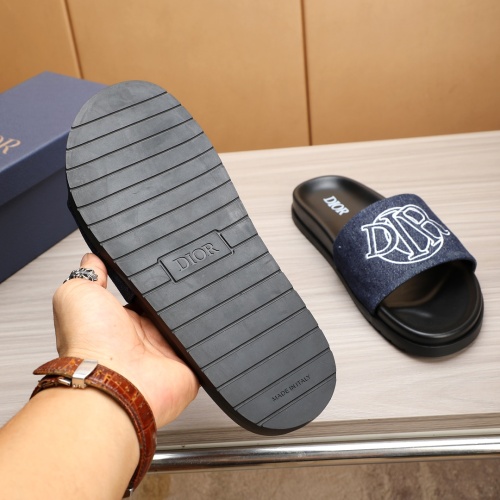 Replica Christian Dior Slippers For Men #1226287 $52.00 USD for Wholesale