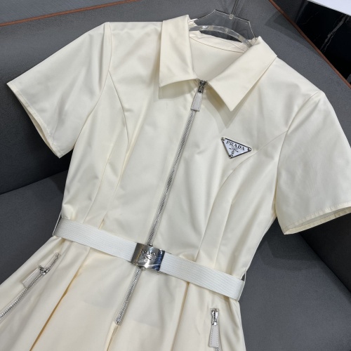 Replica Prada Dresses Short Sleeved For Women #1226455 $96.00 USD for Wholesale