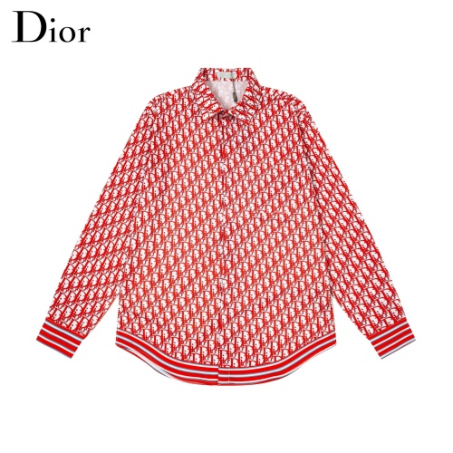 Wholesale Christian Dior Shirts Long Sleeved For Unisex #1226595 $64.00 USD, Wholesale Quality Replica Christian Dior Shirts